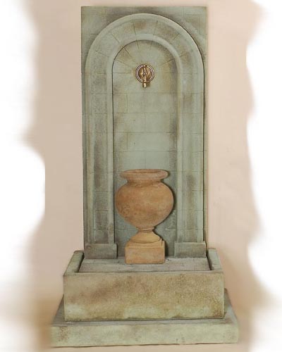 Garden Fountains, Cast Stone Garden Fountain Cast Stone Wall Fountain Garden-Fountain